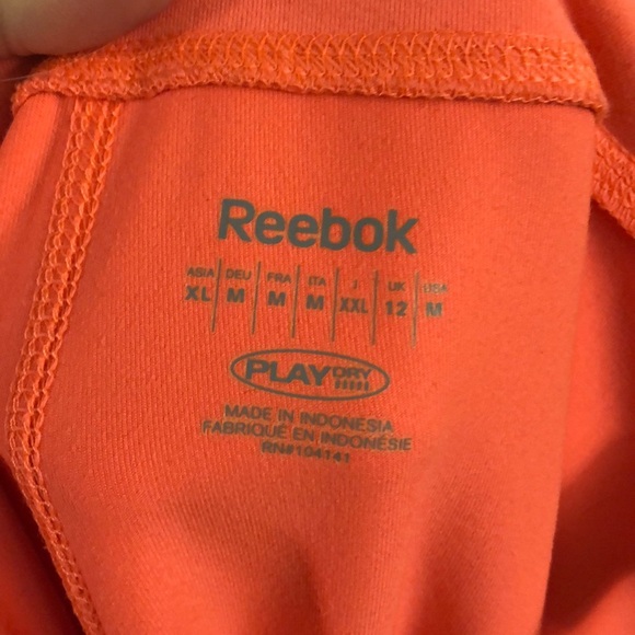 Reebok play dry cropped pants coral color - Picture 5 of 7
